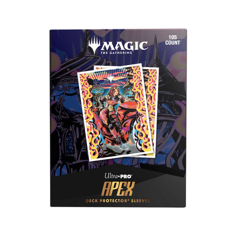 Ultra PRO: 105ct Standard Sleeves (APEX) - Aetherdrift (Variant Art PW: Chandra, Spark Hunter)