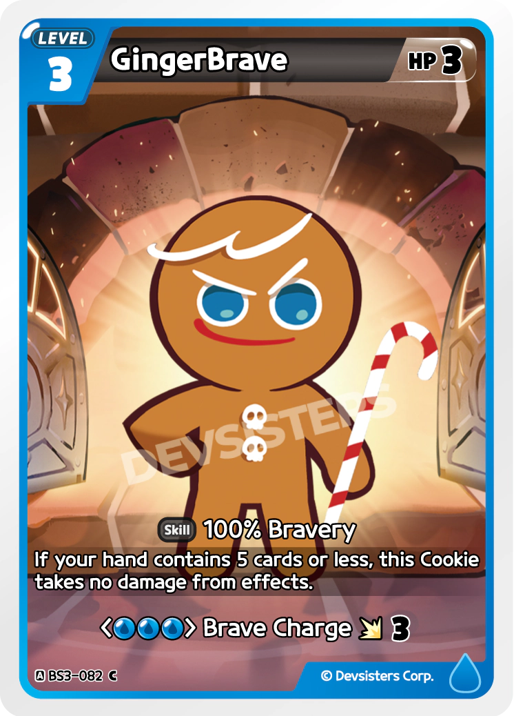 Image for GingerBrave (BS3-082) [Age of Heroes and Kingdoms] - CookieRun: Braverse TCG