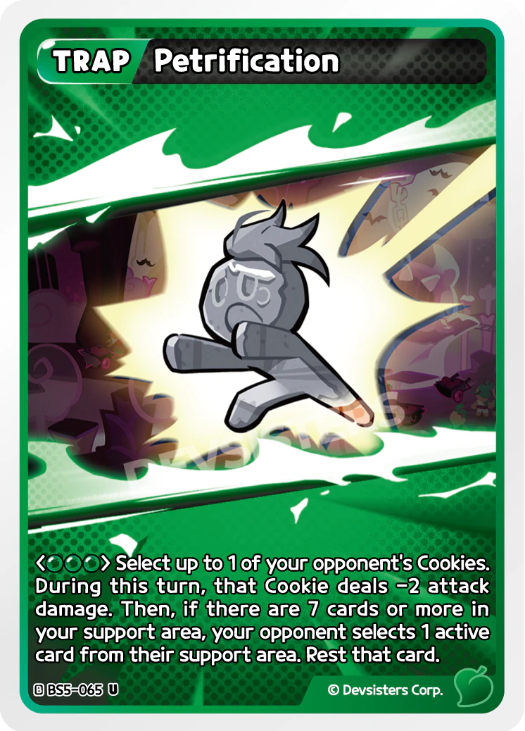 Image for Petrification (BS5-065) [Operation Timeguard] - CookieRun: Braverse TCG