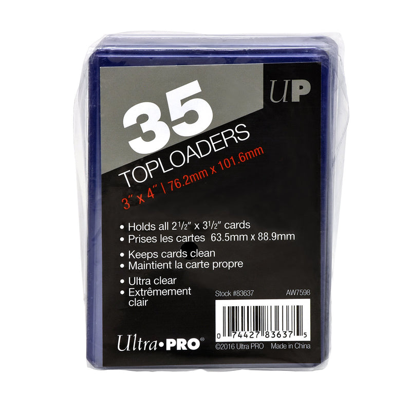 Ultra PRO: Toploader - 3" x 4" (35ct)