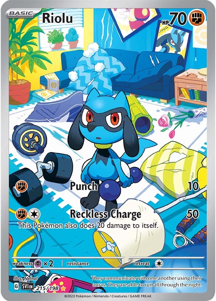 pokemon set with 198 cards Scarlet & Violet Visual List JustInBasil's Pokmon TCG Resources proof acrylic case and featuring a striking image of the captivating character Judge 176/198 - Scarlet &