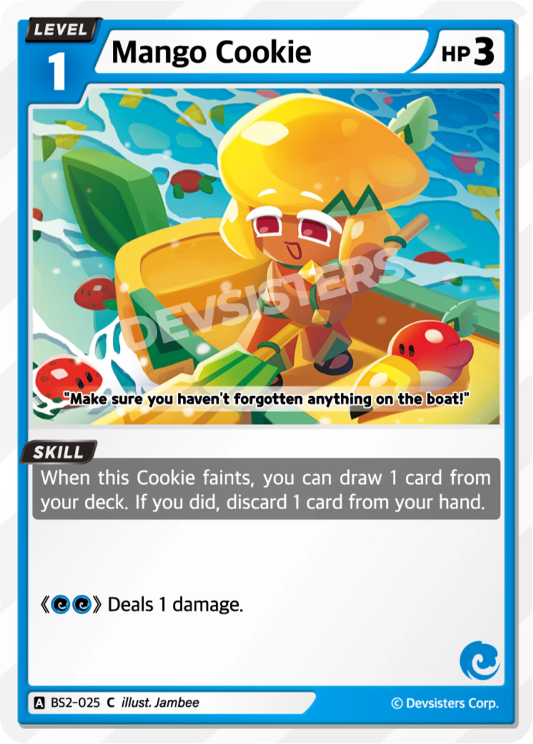 Image for Mango Cookie (BS2-025) [BRAVE BEGINNING] - CookieRun: Braverse TCG