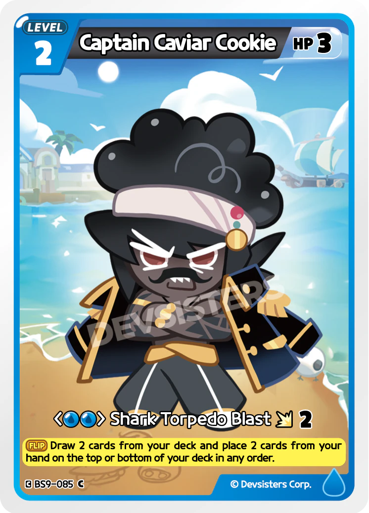 Image for Captain Caviar Cookie (BS9-085) [A Game of Truth and Deceit] - CookieRun: Braverse TCG