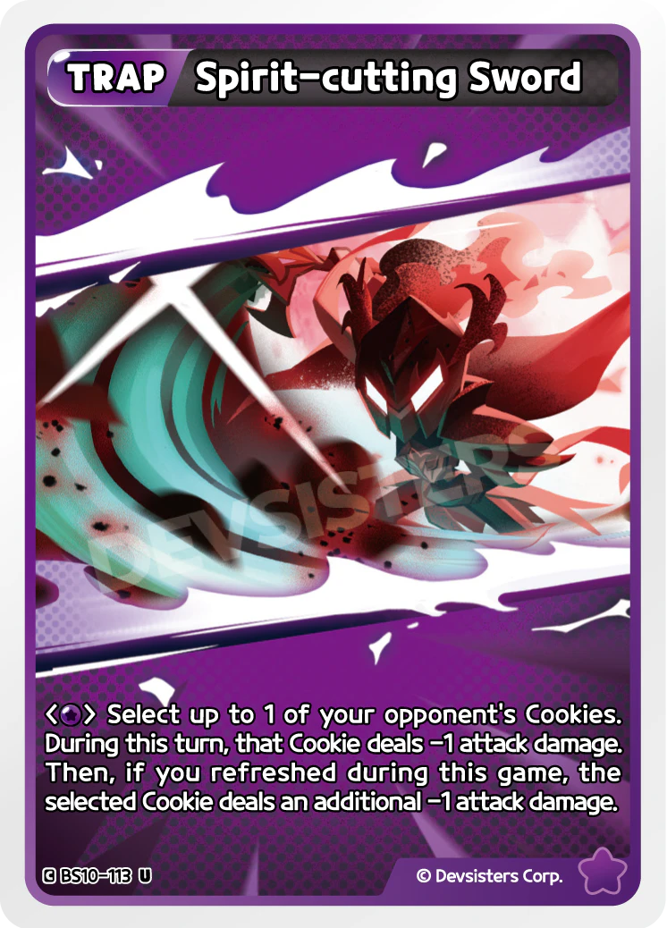 Image for Spirit-cutting Sword (BS10-113) [Paradise of Passion & Sloth / Catacombs of Silence] - CookieRun: Braverse TCG