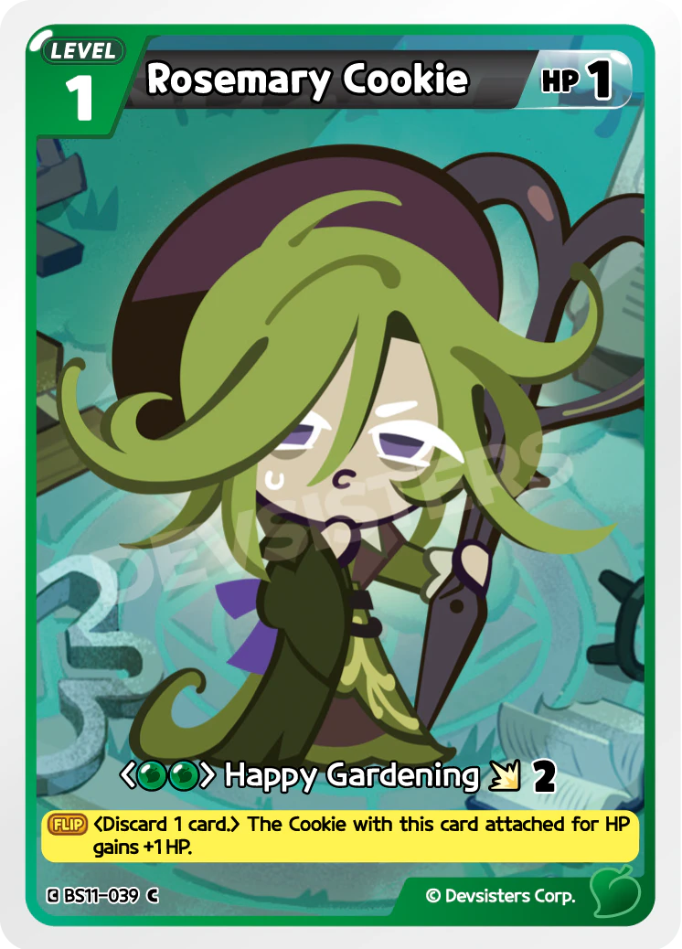 Image for Rosemary Cookie (BS11-039) [The Dark Enchantress War] - CookieRun: Braverse TCG
