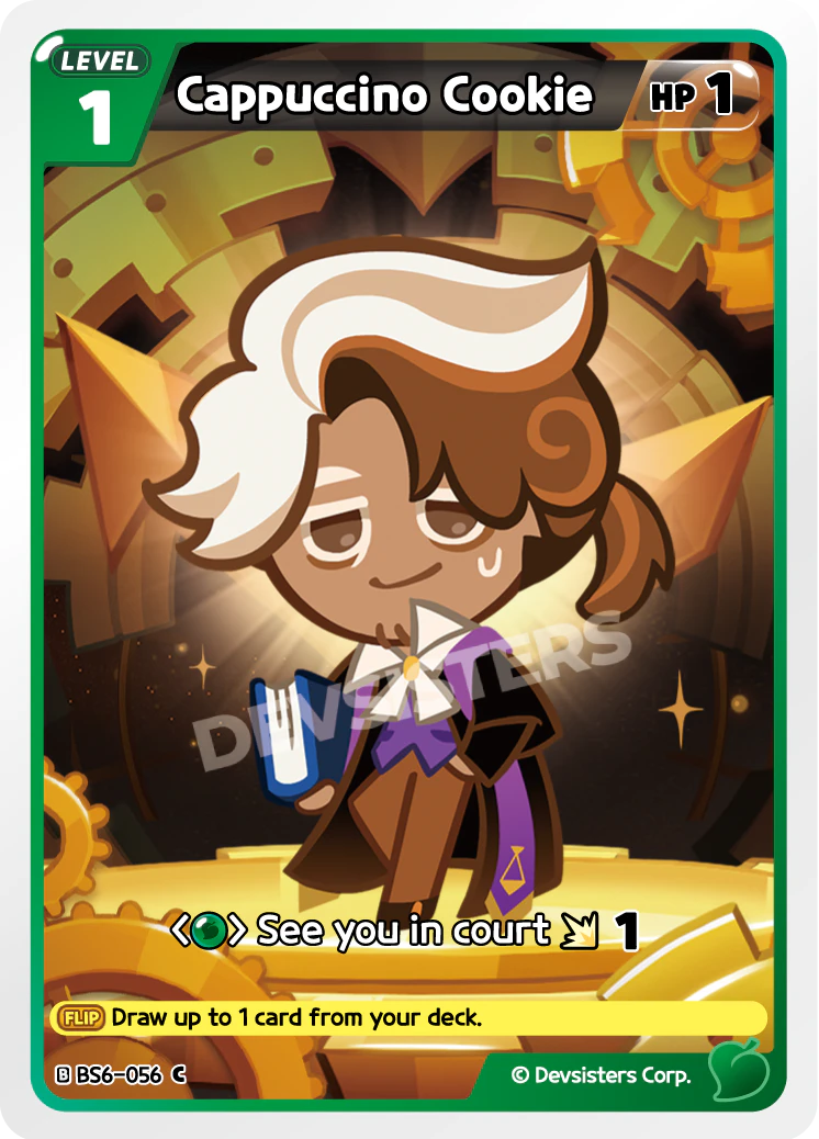 Image for Cappuccino Cookie (BS6-056) [Operation Timeguard] - CookieRun: Braverse TCG
