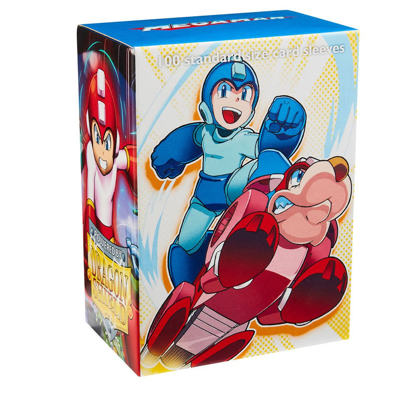 Dragon Shield: Standard 100ct Art Sleeves - Mega Man & Rush (Classic)