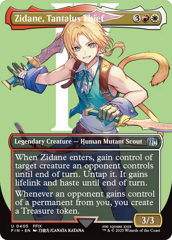 Zidane, Tantalus Thief (Borderless) [FINAL FANTASY]