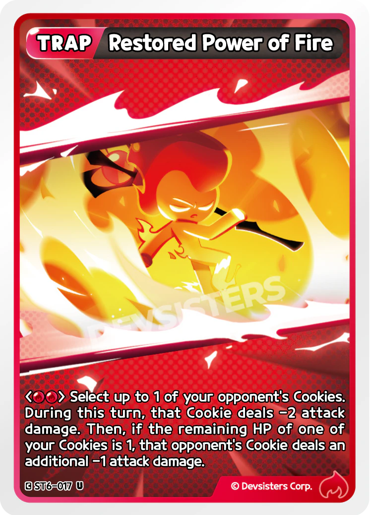 Image for Restored Power of Fire (ST6-017) [Flames of Immortality] - CookieRun: Braverse TCG