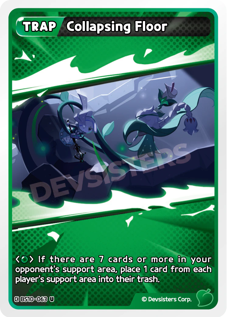Image for Collapsing Floor (BS10-063) [Paradise of Passion & Sloth / Catacombs of Silence] - CookieRun: Braverse TCG