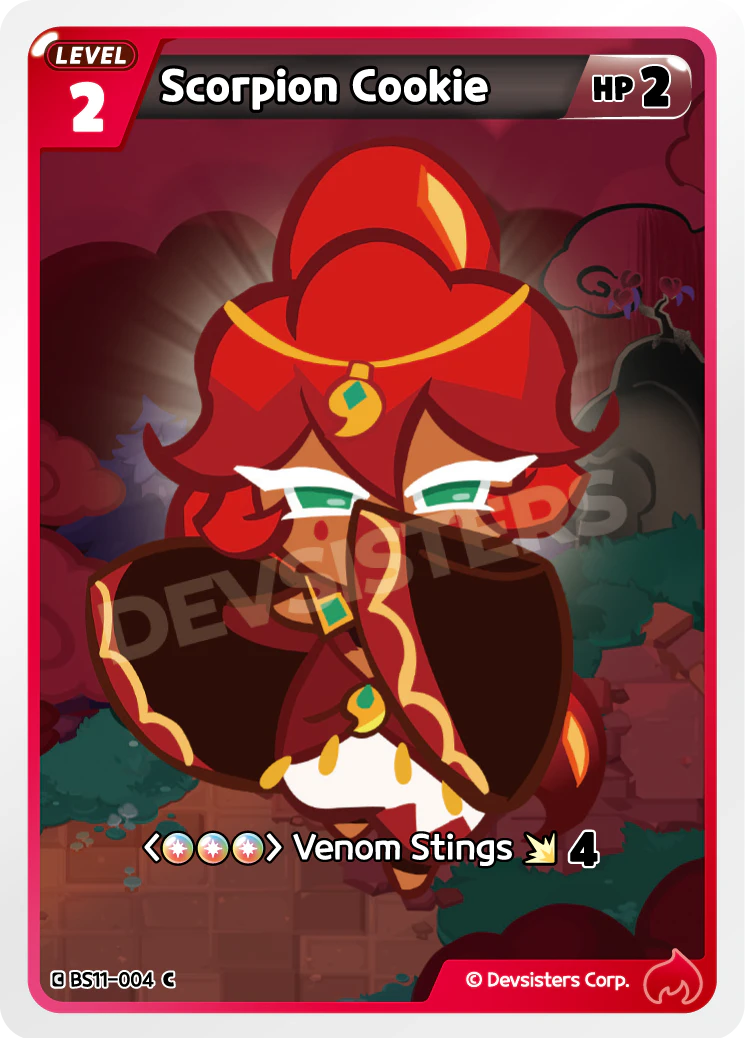 Image for Scorpion Cookie (BS11-004) [The Dark Enchantress War] - CookieRun: Braverse TCG