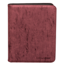 Ultra PRO: 9-Pocket Premium Zippered PRO-Binder - Suede Collection (Ruby)