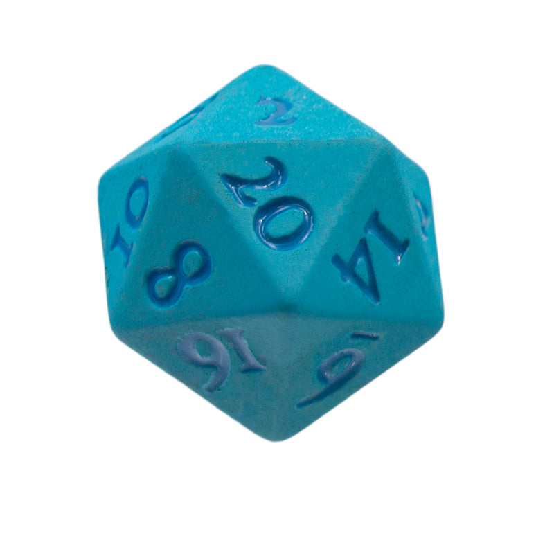 Ultra PRO: Heavy Metal Dice - Vivid D20 (Light Blue)