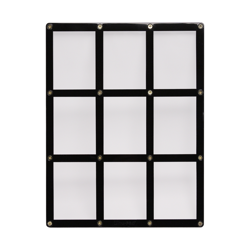 Ultra PRO: Screwdown Holder - Black Frame (9-Card)