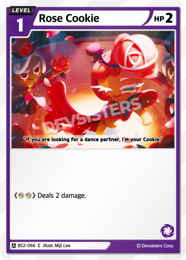 Image for Rose Cookie (BS2-066) [BRAVE BEGINNING] - CookieRun: Braverse TCG