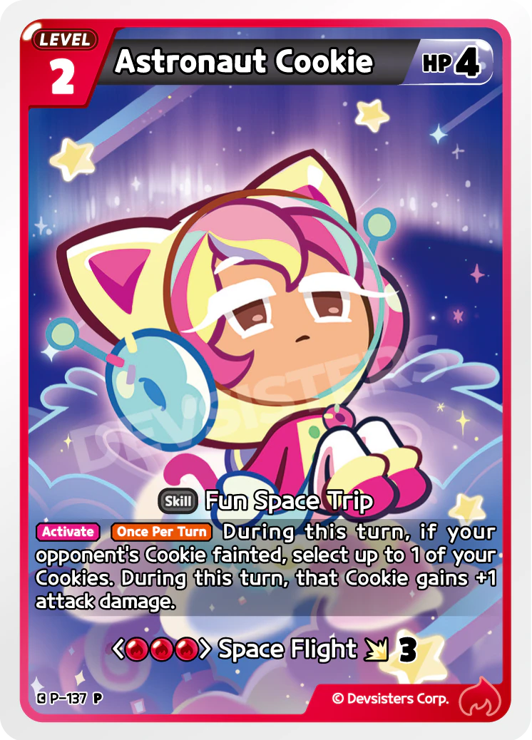 Image for Astronaut Cookie (P-137) [Promotion Card] - CookieRun: Braverse TCG