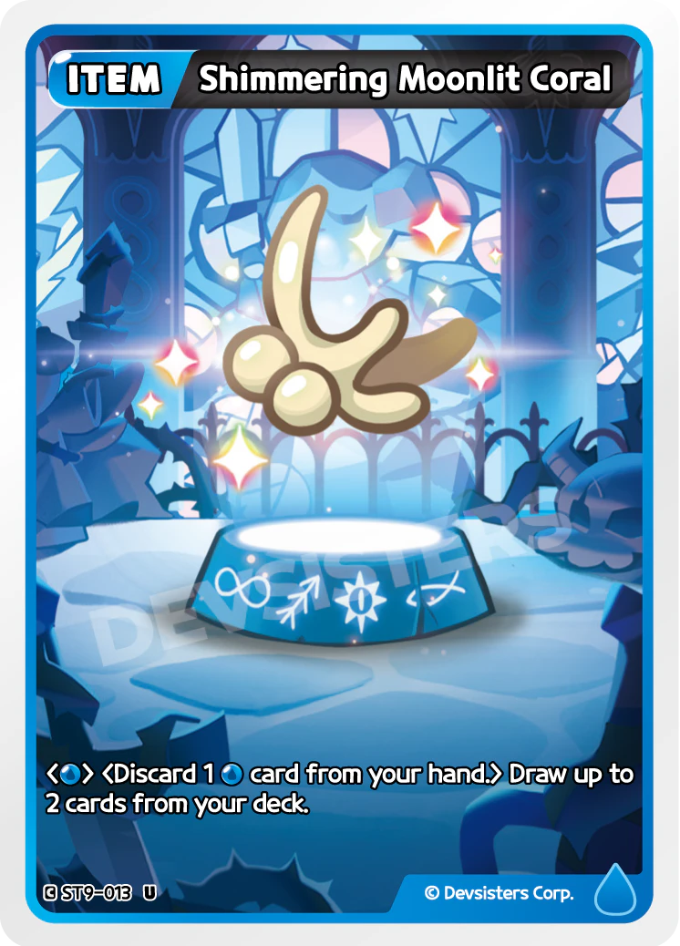 Image for Shimmering Moonlit Coral (ST9-013) [Seas of Fate] - CookieRun: Braverse TCG