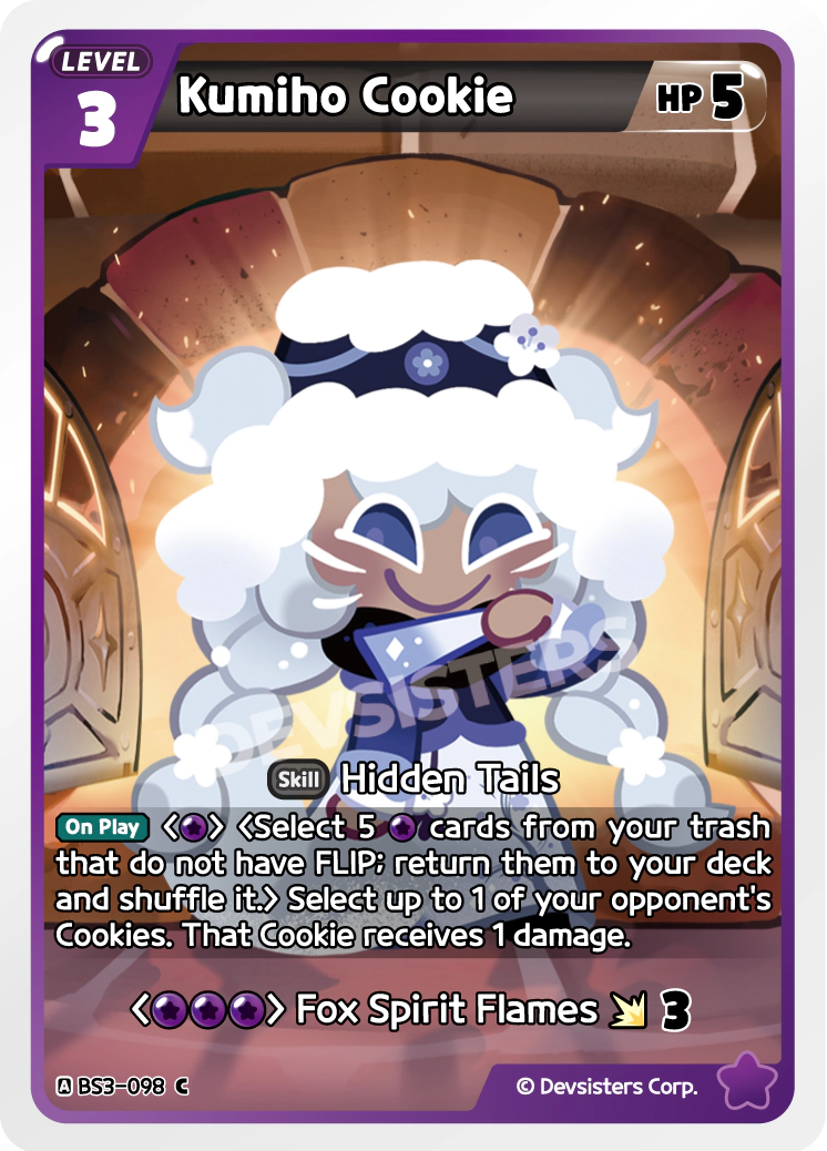 Image for Kumiho Cookie (BS3-098) [Age of Heroes and Kingdoms] - CookieRun: Braverse TCG