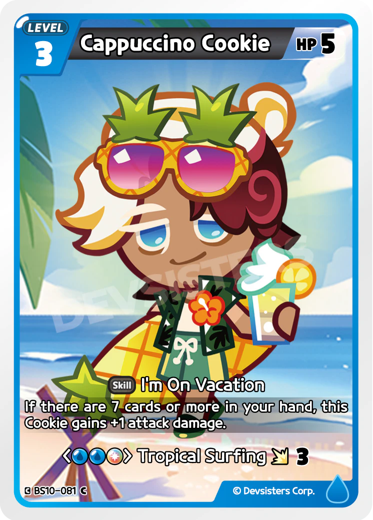 Image for Cappuccino Cookie (BS10-081) [Paradise of Passion & Sloth / Catacombs of Silence] - CookieRun: Braverse TCG