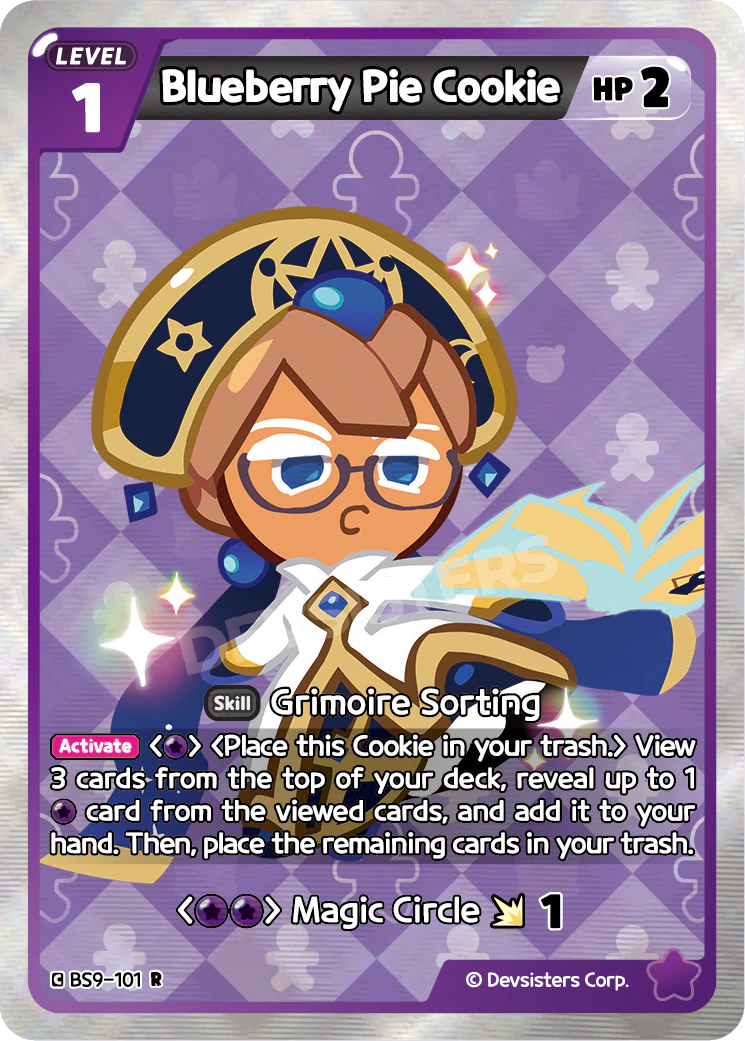 Image for Blueberry Pie Cookie (BS9-101) [A Game of Truth and Deceit] - CookieRun: Braverse TCG