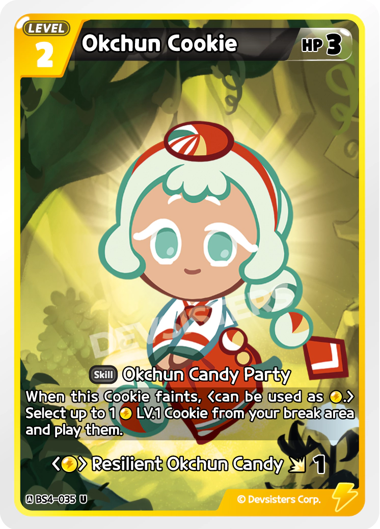 Image for Okchun Cookie (BS4-035) [Age of Heroes and Kingdoms] - CookieRun: Braverse TCG