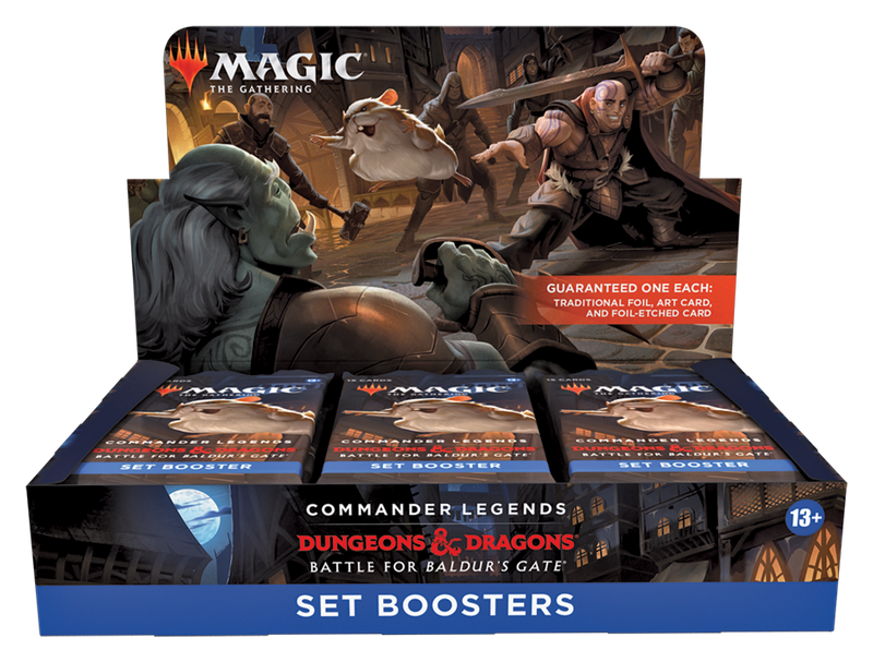 Commander Legends: Battle for Baldur's Gate - Set Booster Display