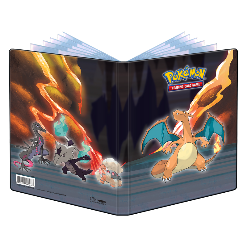 Ultra PRO: 4-Pocket Portfolio - Pokemon (Charizard, Salazzle, Torkoal, and Alolan Marowak)