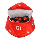 Ultra PRO: Dice Bag - Plush D20 (Red and White)