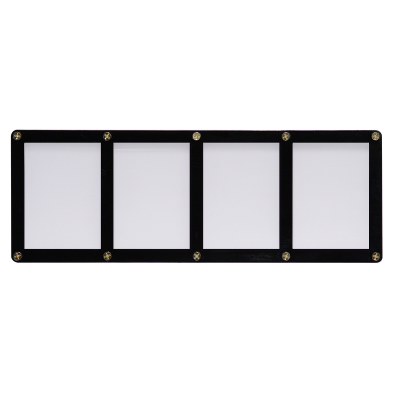 Ultra PRO: Screwdown Holder - Black Frame (4-Card)