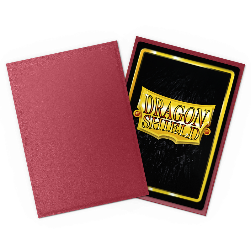 Dragon Shield Non-Glare Matte Blood Red Sleeves (100-Pack)