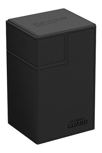 Image for Flip`n`Tray XenoSkin Monocolor - Black (Holds 80+) [Ultimate Guard Deck Boxes]