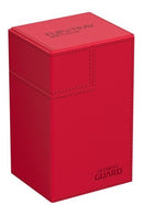 Image for Flip`n`Tray XenoSkin Monocolor - Red (Holds 80+) [Ultimate Guard Deck Boxes]