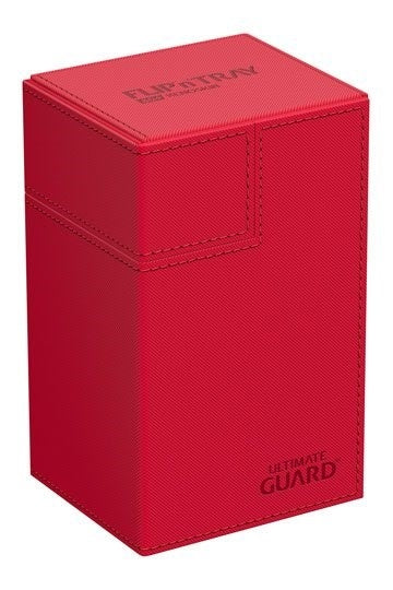 Image for Flip`n`Tray XenoSkin Monocolor - Red (Holds 80+) [Ultimate Guard Deck Boxes]