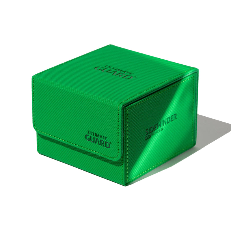 Image for SideWinder XenoSkin 133+ Monocolor Deck Case - Green [Ultimate Guard Deck Boxes]