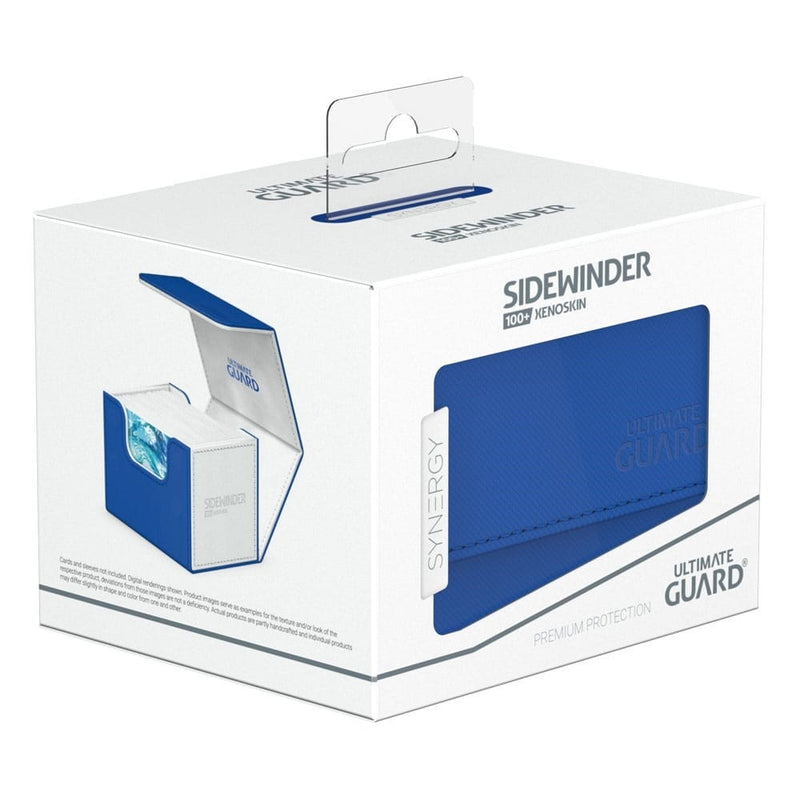 Image for Synergy Sidewinder Xenoskin Deck Case 100+ - Blue/White [Ultimate Guard Deck Boxes]