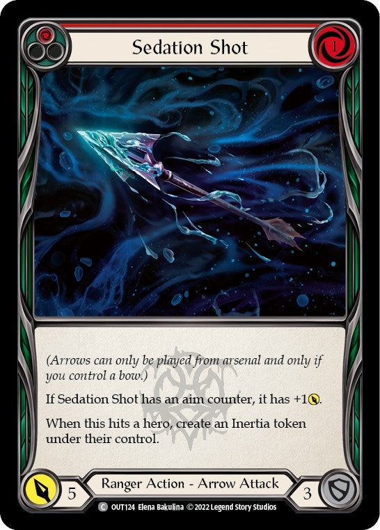 Sedation Shot (Red) [OUT124] (Outsiders)  Rainbow Foil