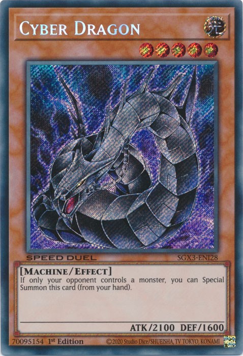 cyber dragon monsters Cyber Dragon [SGX3-ENI28] Secret Rare