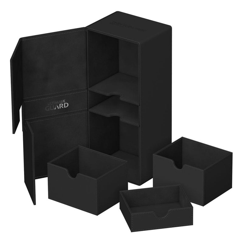 Image for Twin Flip`n`Tray - Black (Holds 266+) [Ultimate Guard Deck Boxes]