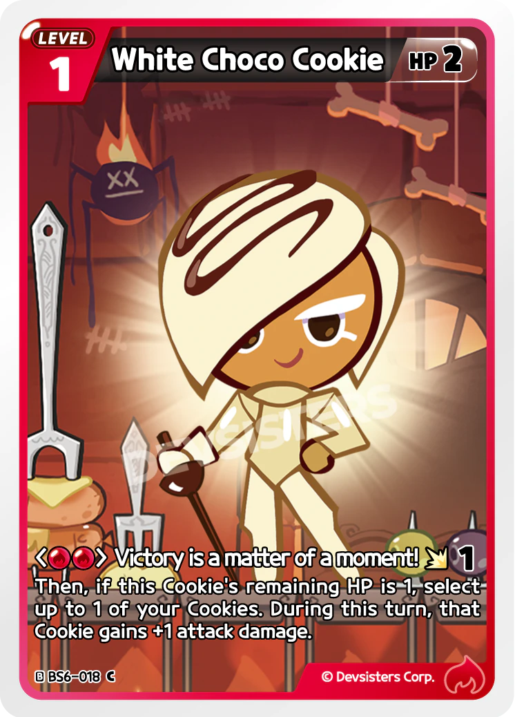 Image for White Choco Cookie (BS6-018) [Operation Timeguard] - CookieRun: Braverse TCG