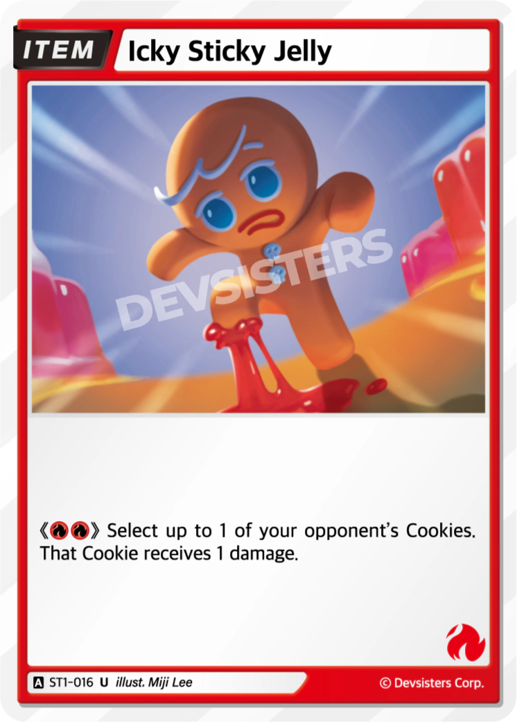 Image for Icky Sticky Jelly (ST1-016) [Starter Deck RED] - CookieRun: Braverse TCG