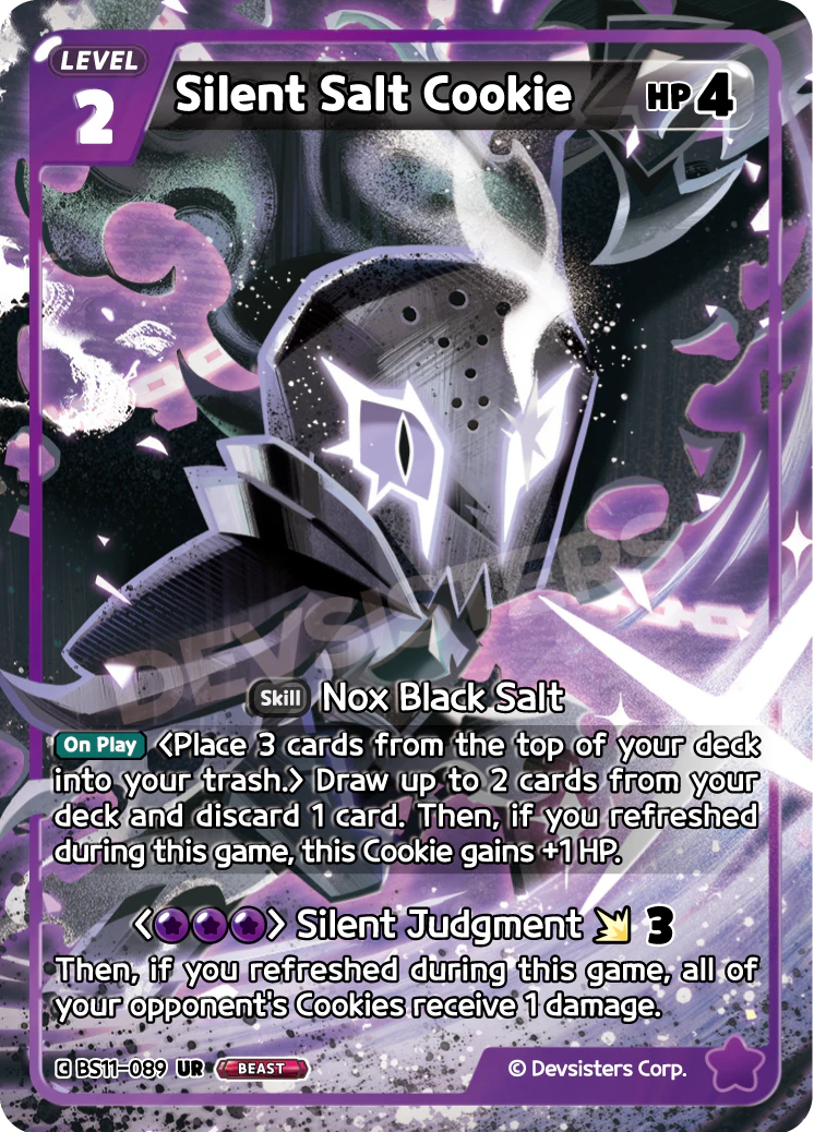Image for Silent Salt Cookie (BS11-089) [The Dark Enchantress War] - CookieRun: Braverse TCG