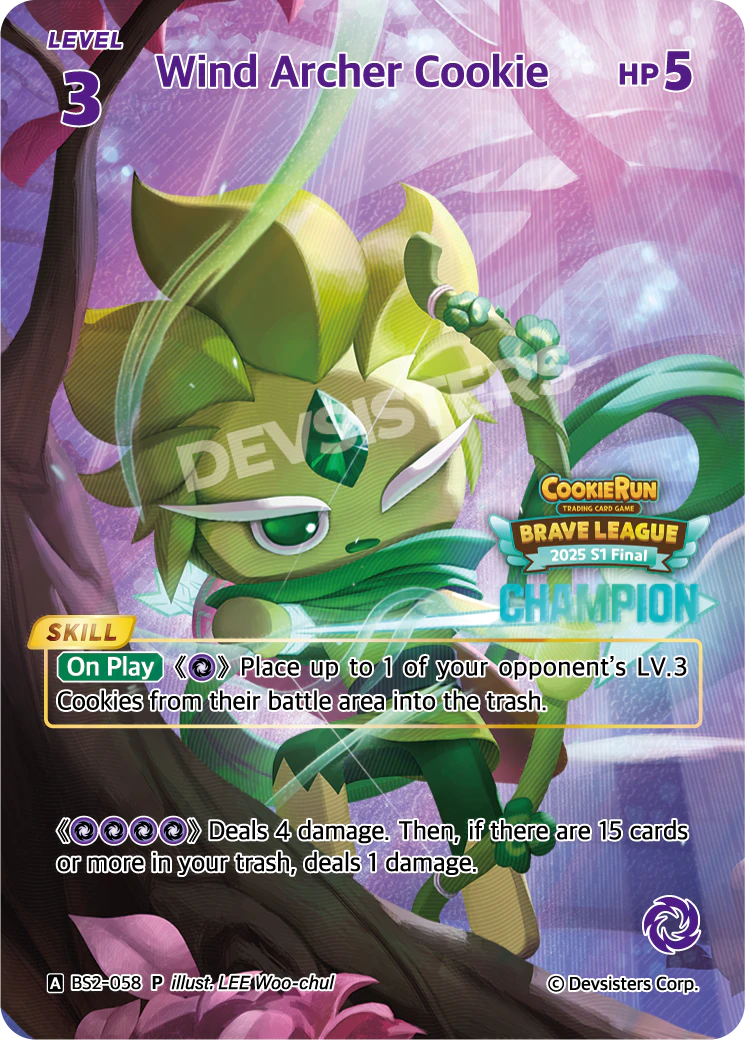 Image for Wind Archer Cookie (BS2_058) [Promotion Card] - CookieRun: Braverse TCG