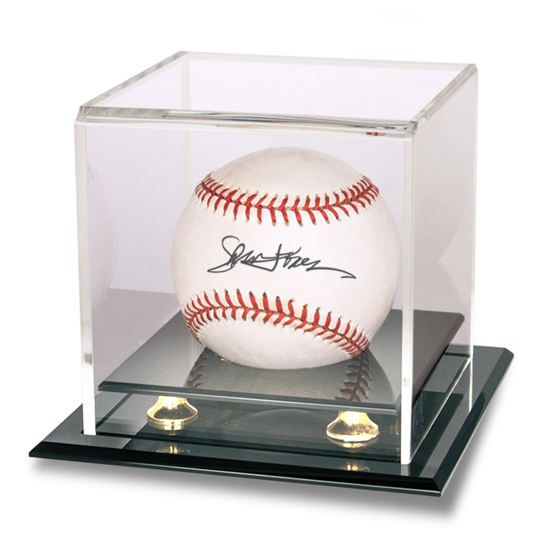 Ultra PRO: Display - Baseball & Hockey Puck (Gold Riser/UV Block)