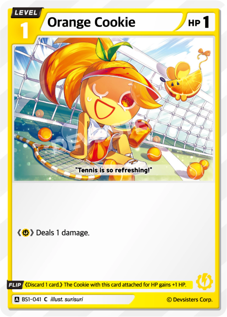 Image for Orange Cookie (BS1-041) [BRAVE BEGINNING] - CookieRun: Braverse TCG