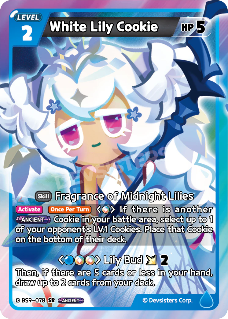 Image for White Lily Cookie (BS9-078) [A Game of Truth and Deceit] - CookieRun: Braverse TCG