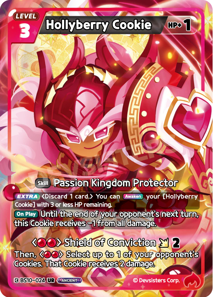 Image for Hollyberry Cookie (BS10-024) [Paradise of Passion & Sloth / Catacombs of Silence] - CookieRun: Braverse TCG