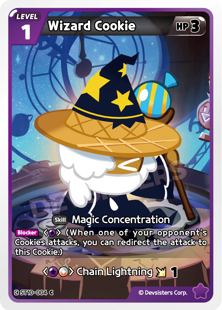 Image for Wizard Cookie (ST10-004) [Glorious Moonlight] - CookieRun: Braverse TCG