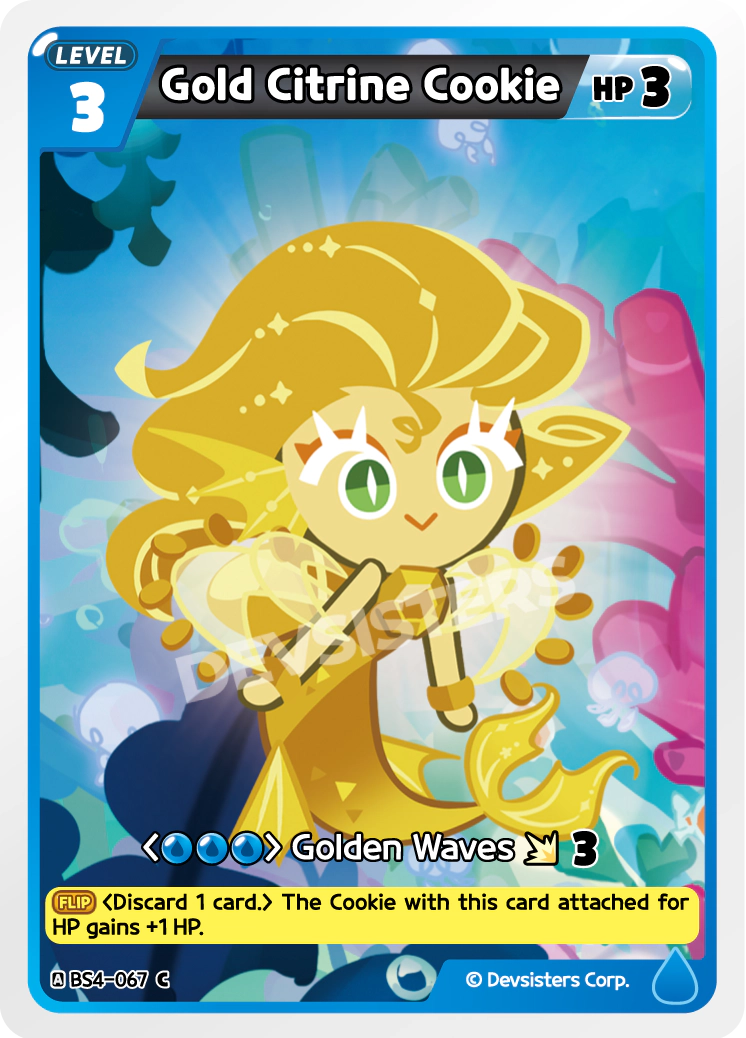 Image for Gold Citrine Cookie (BS4-067) [Age of Heroes and Kingdoms] - CookieRun: Braverse TCG