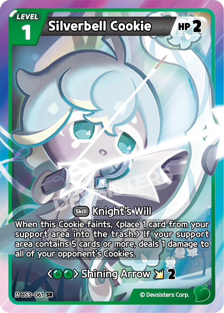 Image for Silverbell Cookie (BS3-061) [Age of Heroes and Kingdoms] - CookieRun: Braverse TCG