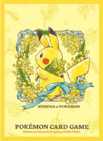 Card Sleeves - Spring Mimosa & Pokemon (64-Pack)